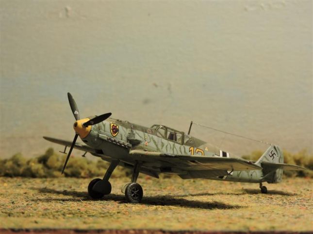 Avion Messerschmitt ME109 Günther Flugspiele - Moteur à élastique - Allemagne 2009